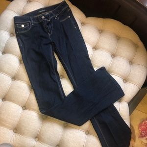 White House black market skinny flare jeans